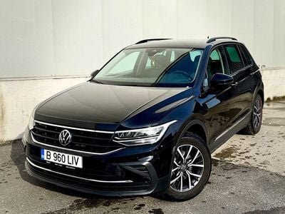 Negru Utilizat 2022 VW Tiguan Life SUV | 23.800 EUR (Super Preț)