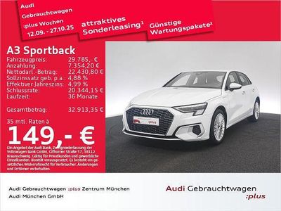 Utilizat 2023 Audi A3 Sportback e-tron Advanced Hatchback | 32.557 EUR (Puțin scump)