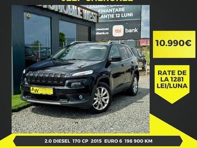 Culoarenegru Second-hand 2015 Jeep Cherokee Limited SUV | 10.990 EUR (Preț OK)
