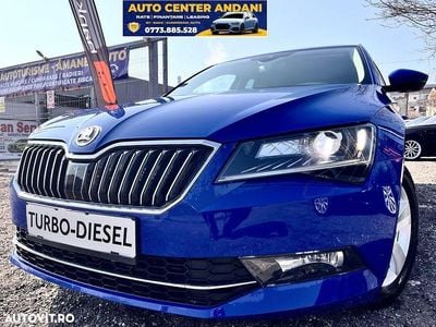 Second-hand Skoda Superb SportLine 150 CP (110 kW) 2018 Culoarealbastru Berlinǎ