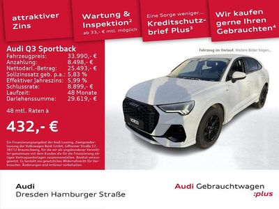 Utilizat 2021 Audi Q3 Sportback S-Line SUV | 36.703 EUR (Preț OK)