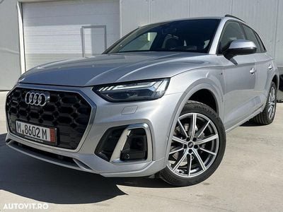 Second-hand Audi Q5 S-Line 204 CP (150 kW) 2021 Culoareargint SUV