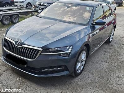 Second-hand Skoda Superb Ambition 150 CP (110 kW) 2021 Gri Berlinǎ