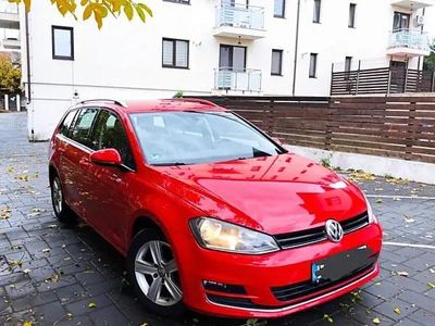 Second-hand VW Golf VII Highline 150 CP (110 kW) 2014 Rosu Break