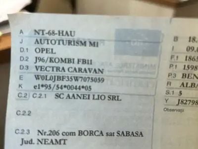 Utilizat 1998 Opel Vectra Break | 500 EUR