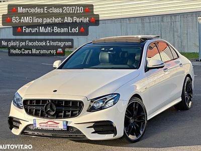 Alb Utilizat 2017 Mercedes E220 AMG line Berlinǎ | 27.990 EUR (Scump)