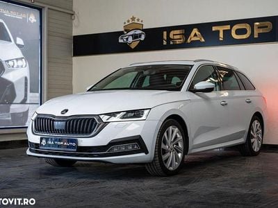 Second-hand Skoda Octavia Exclusive 150 CP (110 kW) 2020 Culoarealb Break