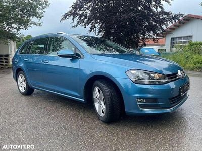 Second-hand VW Golf VII Comfortline 105 CP (77 kW) 2016 Culoarealbastru Break