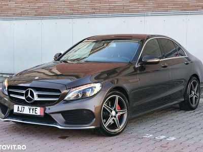 Second-hand Mercedes C220 AMG line 170 CP (125 kW) 2016 Culoaremaro Berlinǎ