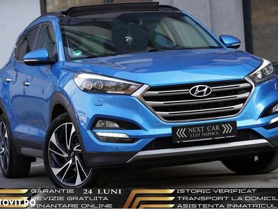 Second-hand Hyundai Tucson Premium 185 CP (136 kW) 2017 Culoarealbastru SUV