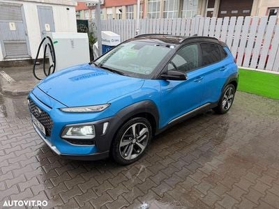 Second-hand Hyundai Kona 177 CP (130 kW) 2018 Culoarealbastru SUV