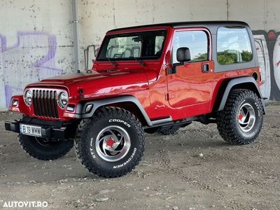 Second-hand Jeep Wrangler 143 CP (105 kW) 2003 Rosu SUV