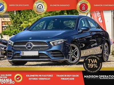 Culoarealbastru Utilizat 2022 Mercedes A200 AMG line Berlinǎ | 26.950 EUR (Preț bun)