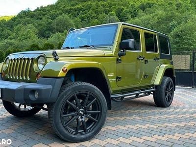 Second-hand Jeep Wrangler Unlimited Sahara 177 CP (130 kW) 2008 Culoareverde SUV