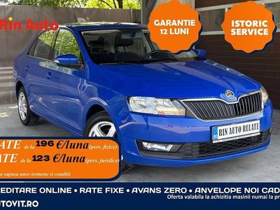 Second-hand Skoda Rapid Style 95 CP (69 kW) 2019 Culoarealbastru Berlinǎ