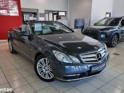 Second-hand Mercedes E220 170 CP (125 kW) 2012 Culoaregri Cabrio