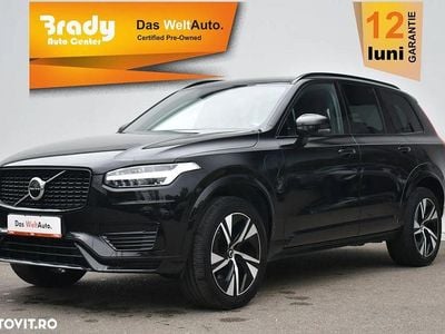 Negru normal Second-hand 2021 Volvo XC90 R-Design SUV | 41.300 EUR (Super Preț)