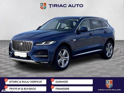 Culoarealbastru Utilizat 2021 Jaguar F-Pace SUV | 31.800 EUR (Puțin scump)