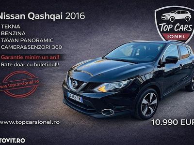 Culoarenegru Utilizat 2015 Nissan Qashqai Tekna+ SUV | 10.990 EUR (Preț OK)