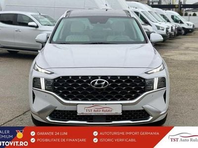 Second-hand Hyundai Santa Fe 270 CP (198 kW) 2021 Culoarealb SUV