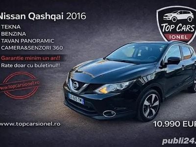 Negru Second-hand 2016 Nissan Qashqai Tekna SUV | 10.990 EUR (Preț OK)