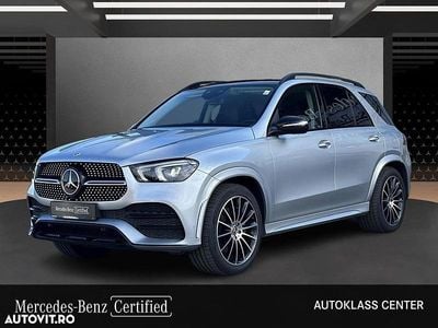 Second-hand Mercedes GLE350 AMG line 319 CP (234 kW) 2021 Culoareargint SUV