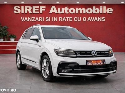 Second-hand VW Tiguan R-line 150 CP (110 kW) 2018 Culoarealb SUV