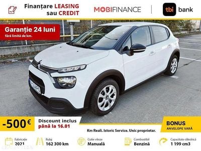 Culoarealb Utilizat 2021 Citroën C3 Feel Hatchback | 6.979 EUR (Preț OK)