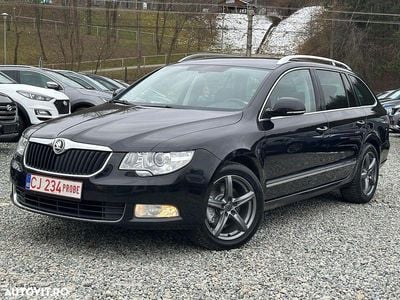 Second-hand Skoda Superb Family 160 CP (117 kW) 2011 Culoarenegru Break