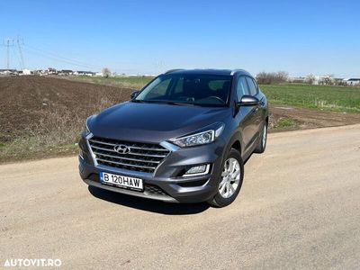 second-hand Hyundai Tucson blue 1.6 CRDi 2WD DCT Advantage+