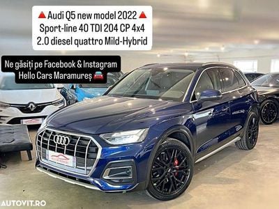 Second-hand Audi Q5 Business 204 CP (150 kW) 2022 Albastru SUV