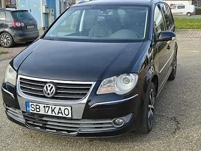 Negru Utilizat 2008 VW Touran Monovolum | 4.500 EUR (Puțin scump)