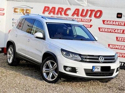 Second-hand VW Tiguan Highline 190 CP (139 kW) 2015 Culoarealb SUV