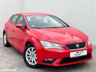 Second-hand Seat Leon Ecomotive 105 CP (77 kW) 2014 Rosu