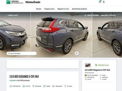 Second-hand Honda CR-V Elegance 184 CP (135 kW) 2021 Culoaregri SUV