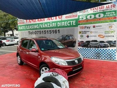 Second-hand Dacia Sandero 87 CP (63 kW) 2009 Rosu Hatchback