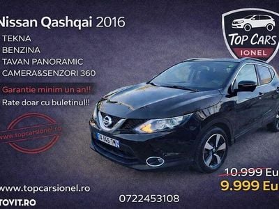 Culoarenegru Second-hand 2015 Nissan Qashqai Tekna+ SUV | 9.990 EUR (Preț bun)