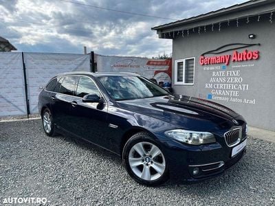 Second-hand BMW 520 Luxury Line 190 CP (139 kW) 2017 Albastru Break