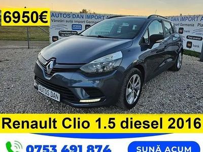 Second-hand Renault Clio GrandTour 90 CP (66 kW) 2016 Gri Break