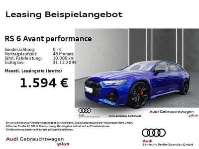 Utilizat 2025 Audi RS6 Performance Break | 138.101 EUR (Preț bun)