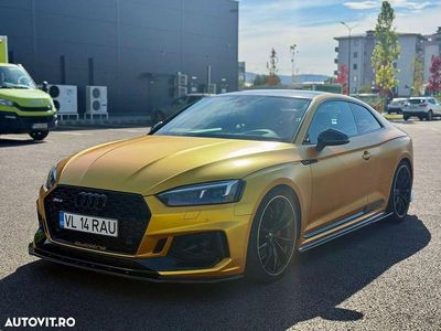 Second-hand Audi RS5 Design 450 CP (330 kW) 2018 Culoaregalbeuriu Coupe