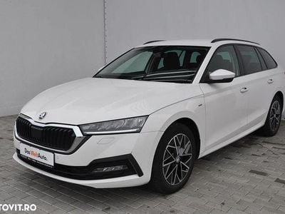 Second-hand Skoda Octavia Clever 150 CP (110 kW) 2022 Culoarealb Break