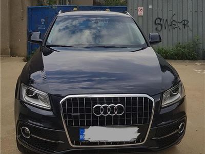 Second-hand Audi Q5 S-Line 140 CP (102 kW) 2016 Albastru SUV