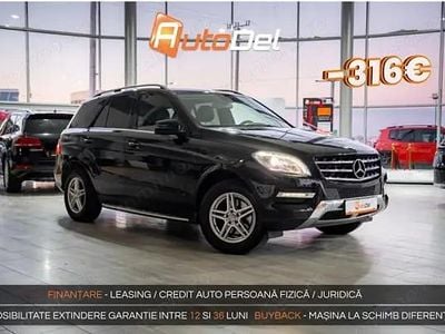 Negru Utilizat 2014 Mercedes ML250 SUV | 18.498 EUR (Preț OK)