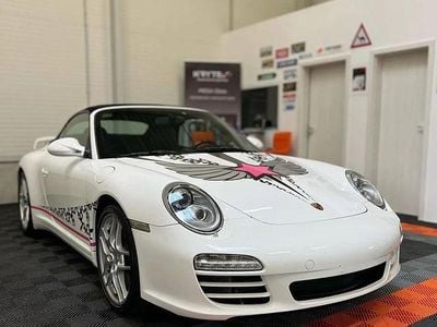 Second-hand Porsche 911 Carrera 4S Cabriolet 385 CP (283 kW) 2009 Culoarealb Cabrio