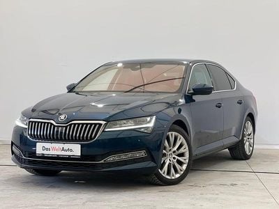 Second-hand Skoda Superb Style 200 CP (147 kW) 2021 Albastru mediu  normal
