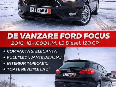 Culoarenegru Utilizat 2016 Ford Focus Break | 5.950 EUR (Preț bun)