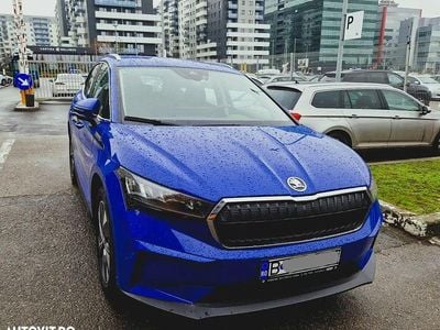 Culoarealbastru Second-hand 2022 Skoda Enyaq iV SportLine SUV | 28.700 EUR (Super Preț)