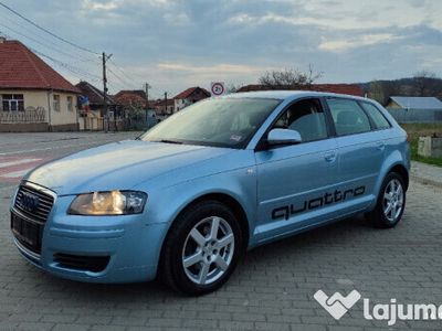 second-hand Audi A3 2.0 tdi, 140 cp, quattro, recent adus