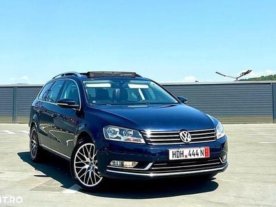 Second-hand VW Passat Highline 160 CP (117 kW) 2013 Culoarealbastru Break